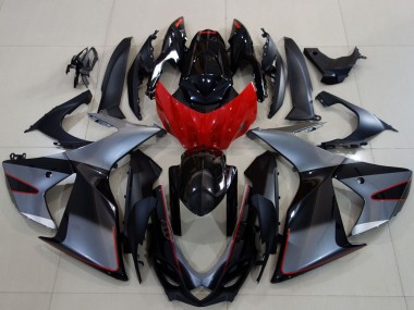 Cheap 2011-2024 Suzuki GSXR 600 / GSXR 750 Motorcycle Fairings - Grey Red Glossy Black Canada