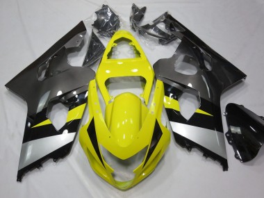 Cheap 2004-2005 Suzuki GSXR 600 / GSXR 750 Motorcycle Fairings - Yellow Silver Grey Black Canada