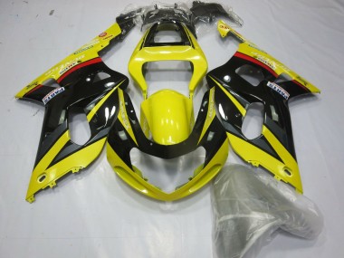 Cheap 2001-2003 Suzuki GSXR 600 / GSXR 750 Motorcycle Fairings - Yellow Grey Glossy Black Canada