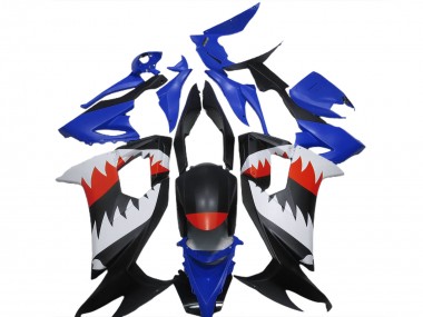 Cheap 2008-2010 Kawasaki ZX10R Motorcycle Fairings - Blue Black White Red Shark Canada