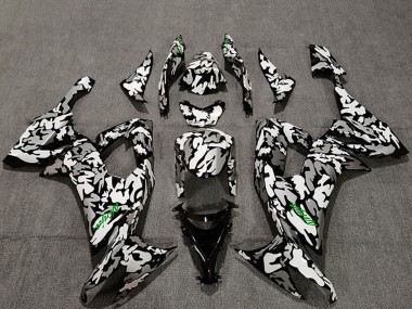 Cheap 2008-2010 Kawasaki ZX10R Motorcycle Fairings - Camouflage Green Decals Canada