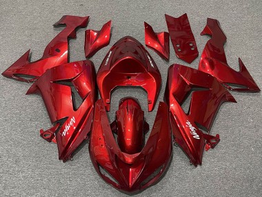 Cheap 2006-2007 Kawasaki ZX10R Motorcycle Fairings - Candy Red Canada