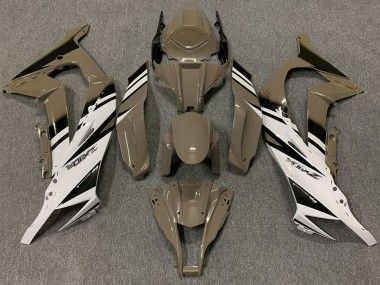 Cheap 2011-2015 Kawasaki ZX10R Motorcycle Fairings - Brown White Black Canada