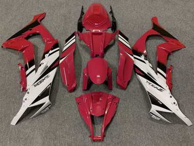 Cheap 2011-2015 Kawasaki ZX10R Motorcycle Fairings - Maroon Red White Black Canada