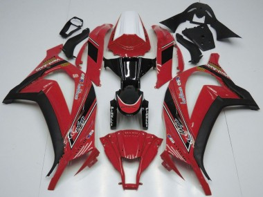 Cheap 2011-2015 Kawasaki ZX10R Motorcycle Fairings - White Red Glossy Black OEM Style Canada