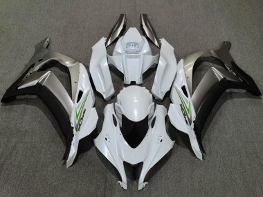 Cheap 2016-2020 Kawasaki ZX10R Motorcycle Fairings - Pearl White Silver Canada