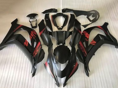 Cheap 2016-2020 Kawasaki ZX10R Motorcycle Fairings - Matte Black Red Ninja Canada