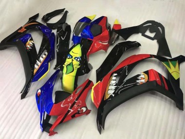 Cheap 2016-2020 Kawasaki ZX10R Motorcycle Fairings - Red Blue Yellow Black Shark Canada