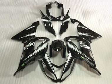 Cheap 2013-2018 Kawasaki ZX6R Motorcycle Fairings - Glossy Black White Canada