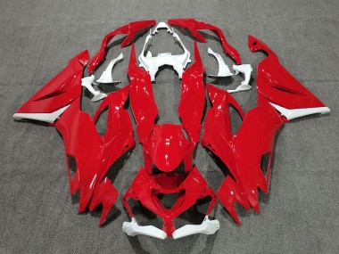 Cheap 2019-2022 Kawasaki ZX6R Motorcycle Fairings - White Red Canada