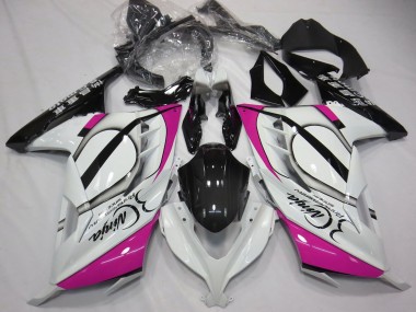 Cheap 2013-2024 Kawasaki Ninja 300 Motorcycle Fairings - Glossy White Pink Black Canada
