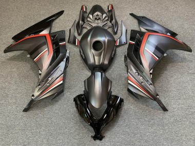 Cheap 2013-2024 Kawasaki Ninja 300 Motorcycle Fairings - Matte Black Red Canada