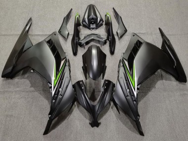 Cheap 2013-2024 Kawasaki Ninja 300 Motorcycle Fairings - Matte Black Green Canada