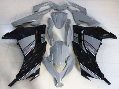 Cheap 2013-2024 Kawasaki Ninja 300 Motorcycle Fairings - Nardo Grey Black Canada