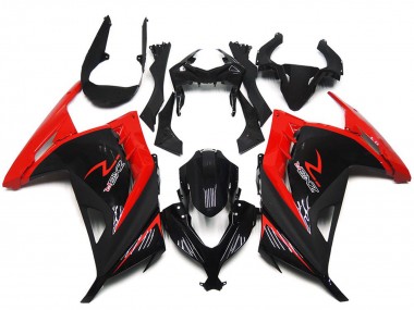 Cheap 2013-2024 Kawasaki Ninja 300 Motorcycle Fairings - Red Glossy Black Canada