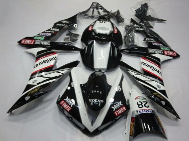 Cheap 2004-2006 Yamaha R1 Motorcycle Fairings - White Black Volvo Fimer Yamalube Sterilgarda 28 Canada