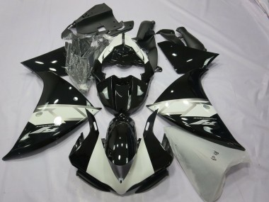 Cheap 2012-2014 Yamaha R1 Motorcycle Fairings - Glossy Black White Silver Canada