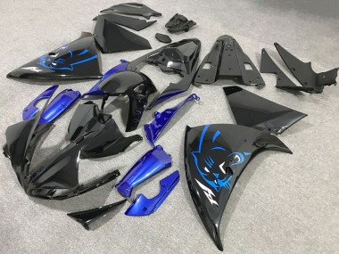 Cheap 2009-2011 Yamaha R1 Motorcycle Fairings - Glossy Black Blue Panther Canada