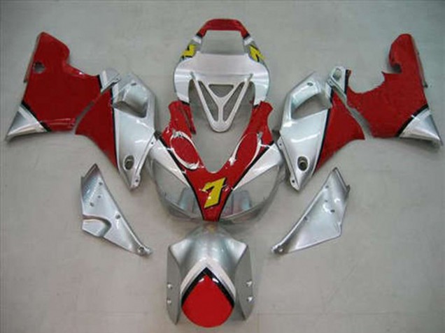 1998-1999 Yamaha R1 Motorcycle Fairings - Silver Red Yellow 7 Canada