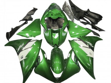Cheap 2012-2014 Yamaha R1 Motorcycle Fairings - Green White Canada