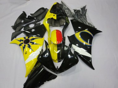 Cheap 2012-2014 Yamaha R1 Motorcycle Fairings - Yellow Black Red Canada
