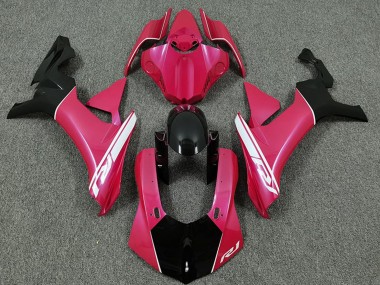 Cheap 2015-2019 Yamaha R1 Motorcycle Fairings - Hot Pink White Glossy Black Canada