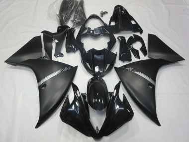 Cheap 2012-2014 Yamaha R1 Motorcycle Fairings - Glossy Black Matte Black Silver Canada