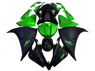 Cheap 2012-2014 Yamaha R1 Motorcycle Fairings - Glossy Black Matte Black Green Canada