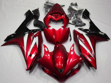 Cheap 2007-2008 Yamaha R1 Motorcycle Fairings - Red White Black Canada
