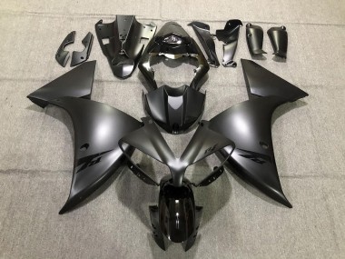 Cheap 2012-2014 Yamaha R1 Motorcycle Fairings - Glossy Black Matte Black Canada