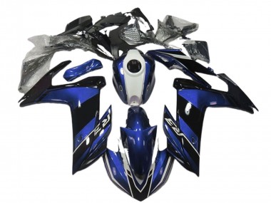 Cheap 2015-2018 Yamaha R3 Motorcycle Fairings - Blue White Glossy Black Canada