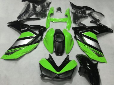Cheap 2015-2018 Yamaha R3 Motorcycle Fairings - Green Silver Glossy Black Canada