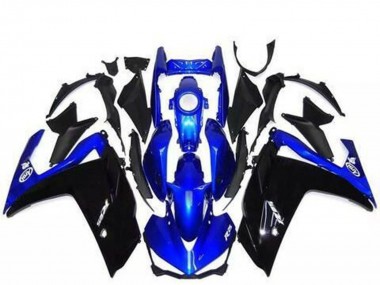 Cheap 2015-2018 Yamaha R3 Motorcycle Fairings - Blue Glossy Black Canada