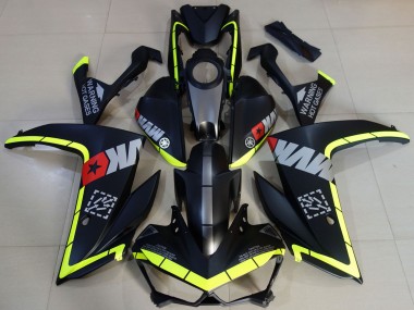 Cheap 2015-2018 Yamaha R3 Motorcycle Fairings - Yellow Grey Matte Black Star Canada