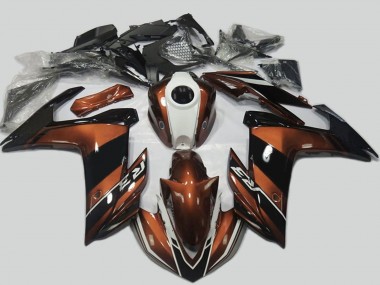 Cheap 2015-2018 Yamaha R3 Motorcycle Fairings - Brown White Black Canada