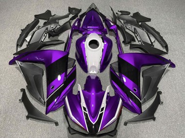 Cheap 2015-2018 Yamaha R3 Motorcycle Fairings - Purple White Glossy Black Canada