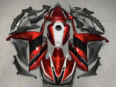Cheap 2015-2018 Yamaha R3 Motorcycle Fairings - Red White Glossy Black Canada
