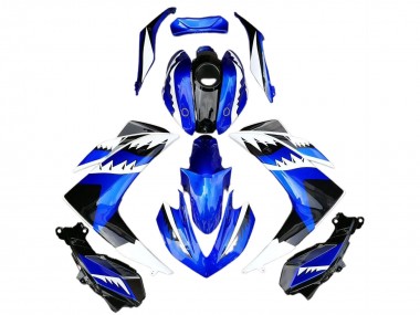Cheap 2015-2018 Yamaha R3 Motorcycle Fairings - Blue White Black Shark Canada