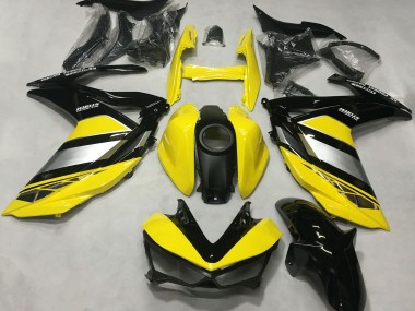 Cheap 2015-2018 Yamaha R3 Motorcycle Fairings - Yellow Silver Glossy Black Canada