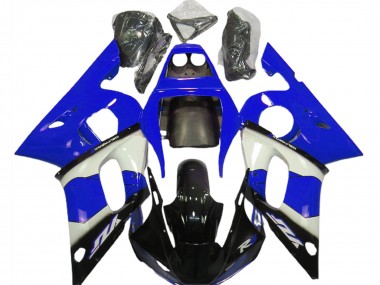 Cheap 1998-2002 Yamaha R6 Motorcycle Fairings - Blue White Glossy Black Canada