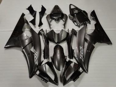 Cheap 2008-2016 Yamaha R6 Motorcycle Fairings - Glossy Black White Decals Canada