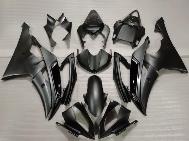 Cheap 2008-2016 Yamaha R6 Bike Fairings - Glossy Black Matte Black Canada