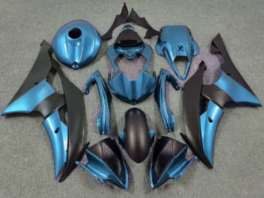 Cheap 2008-2016 Yamaha R6 Motorcycle Fairings - Blue Matte Black Canada