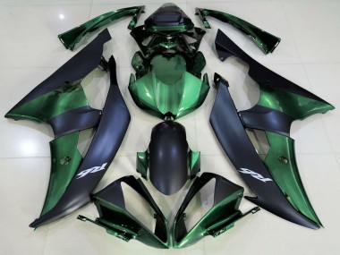 Cheap 2008-2016 Yamaha R6 Motorcycle Fairings - Green Matte Black Canada