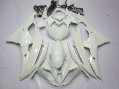 Cheap 2008-2016 Yamaha R6 Motorcycle Fairings - Pearl White Canada