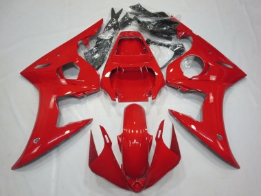 Cheap 2003-2004 Yamaha R6 Motorcycle Fairings - Glossy Red Canada