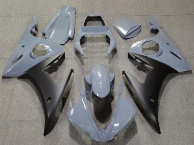 Cheap 2003-2004 Yamaha R6 Motorcycle Fairings - Nardo Grey Matte Black Canada
