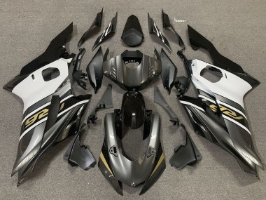 Cheap 2017-2023 Yamaha R6 Motorcycle Fairings - White Grey Glossy Black Gold Canada