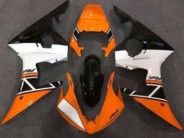 Cheap 2003-2004 Yamaha R6 Motorcycle Fairings - Orange White Glossy Black Canada