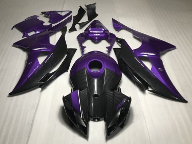 Cheap 2008-2016 Yamaha R6 Motorcycle Fairings - Purple Carbon Fiber Style Canada